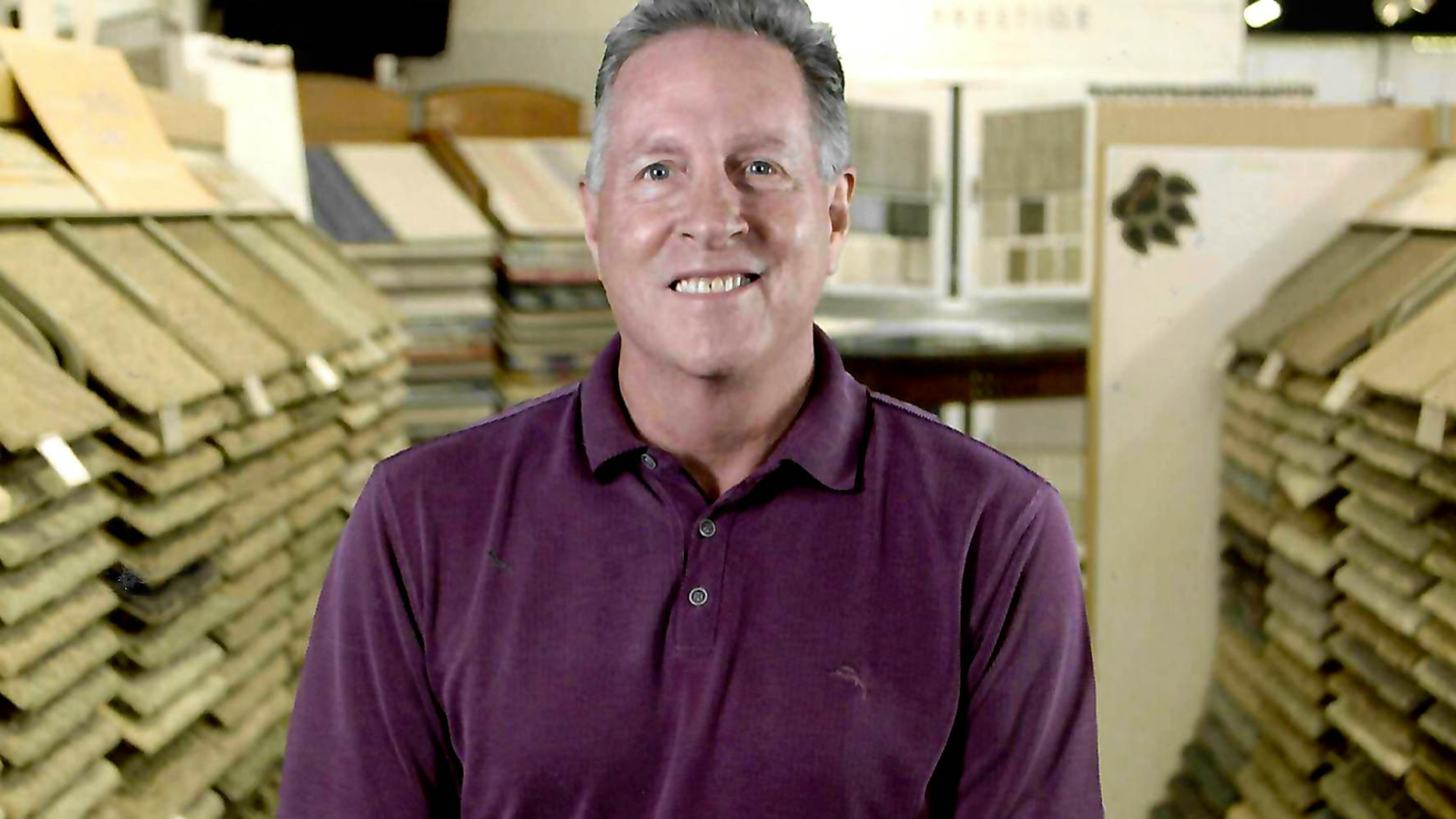 Greg Gibbert, co-owner of Carpet One Floor & Home